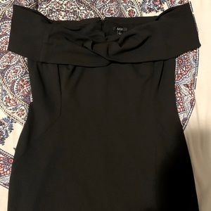 MSK black formal floor-length dress